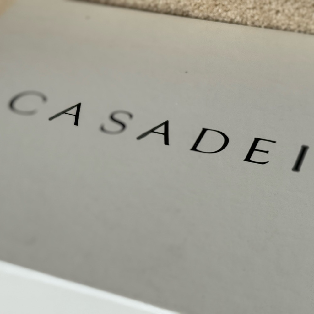 Casadei Elegant Gray Shoe Box